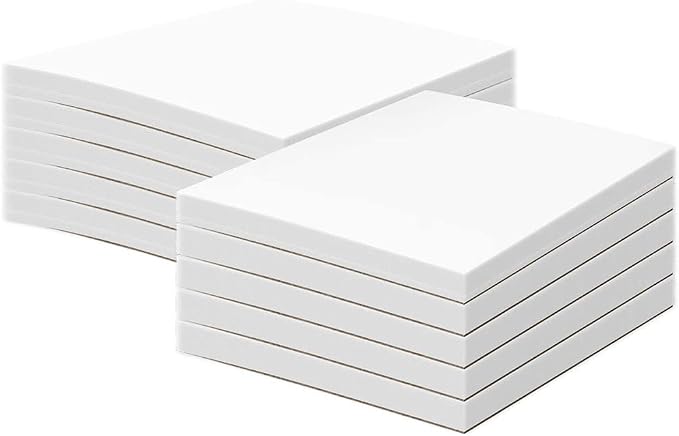 5 x 7" Blank White Memo Pads by SSuperfinePrinting