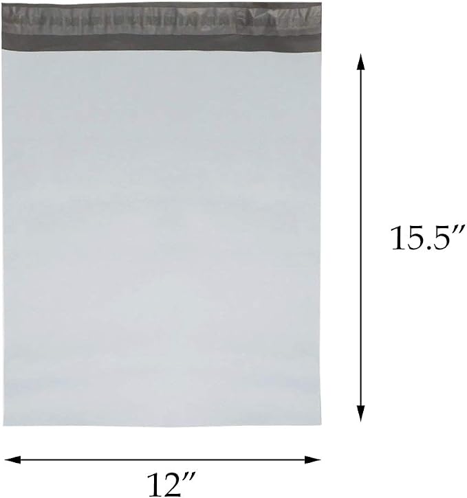 Poly Mailers 12"x15.5" Envelopes Shipping Bags Self Sealing, 2000 Bags - Image 2
