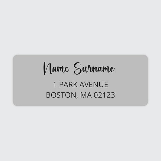 Dotty about Paper Personalized Grey Colorblock by DottyAboutPaper