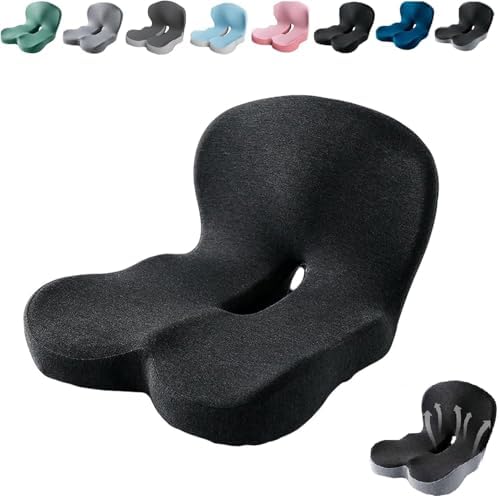 Orthopedic Cushion, Ergonomic Memory Foam L-Shaped Integrated Seat Cushions by Unknown