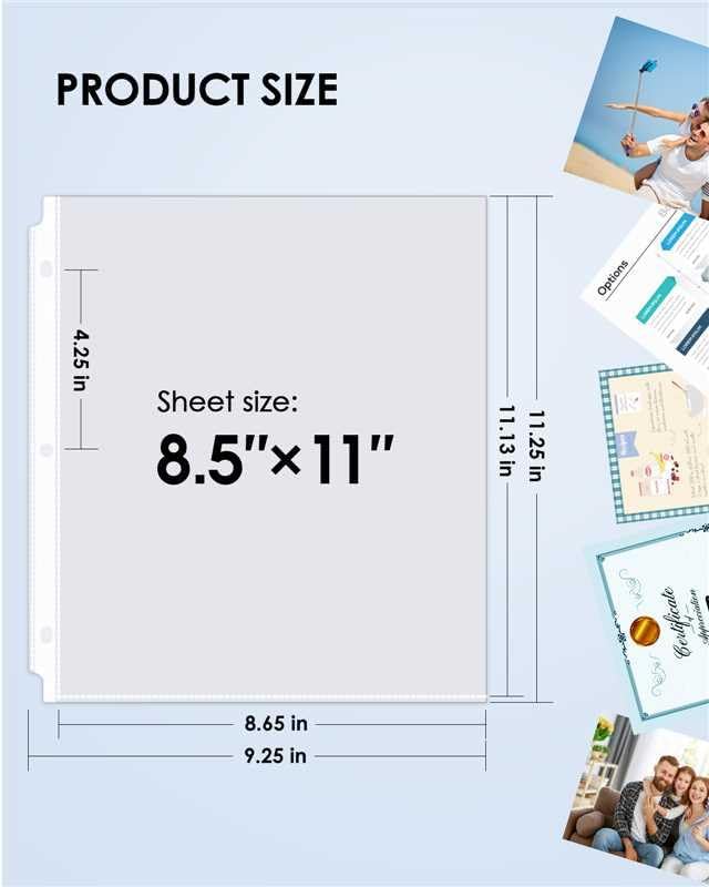 KTRIO Non Glare Sheet Protectors - Image 6