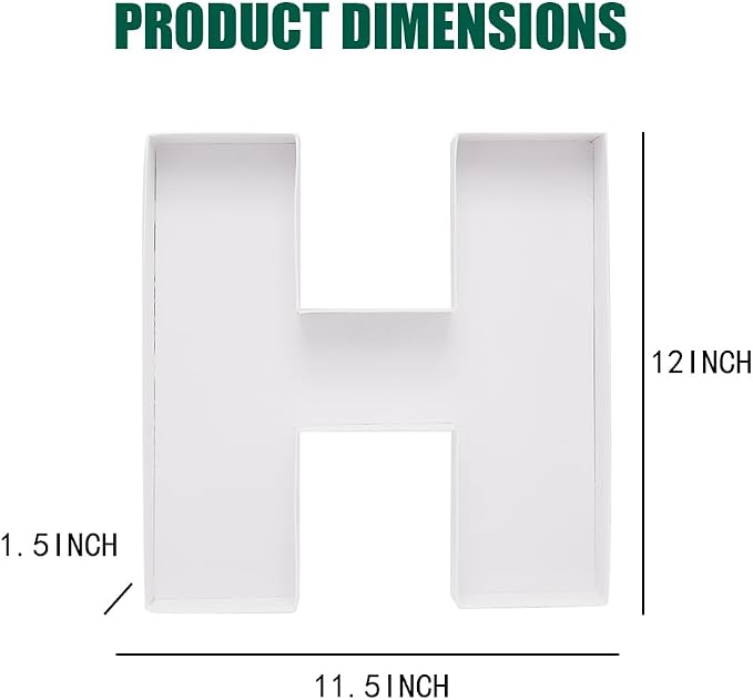 Cardboard Letter Fillable Charcuterie Board Candy Food Tray, 12.2 inch - Image 2