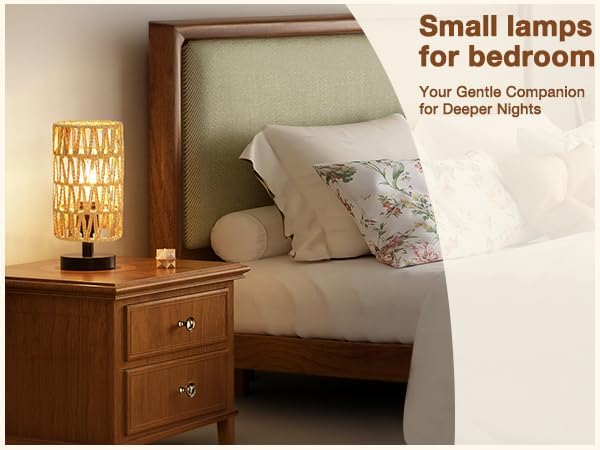 Fenmzee Small Table Lamp for Bedroom - Image 6