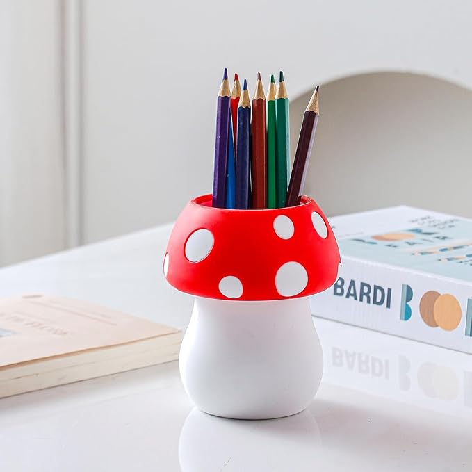 Silicone Pen Holder Cactus Pencil Holder Cute Pens Cup - Image 5