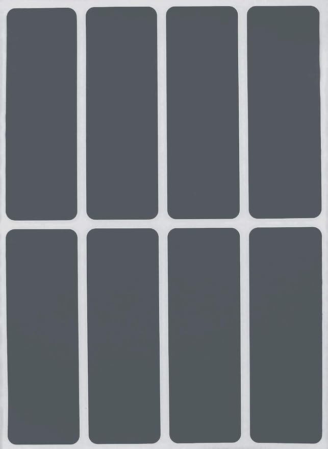 Royal Green 3x1 Labels Color Code Stickers Rectangle Label by RoyalGreen