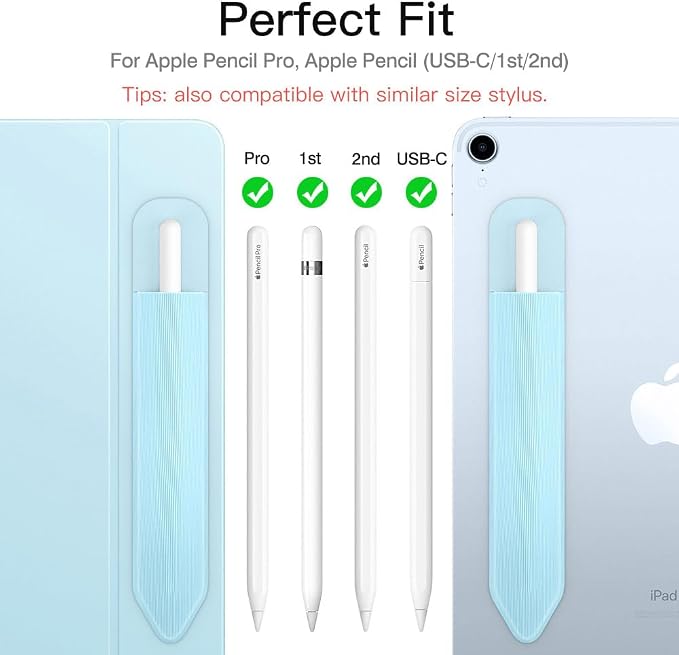 MoKo Pencil Holder Sticker Fit Apple Pencil Pro, Apple Pencil, Apple Pencil - Image 2
