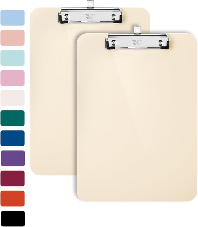 Mr. Pen- Plastic Clipboard, 12.5" x 9", 2 Pack, Clipboard Plastic | Low-Profile - Image 8
