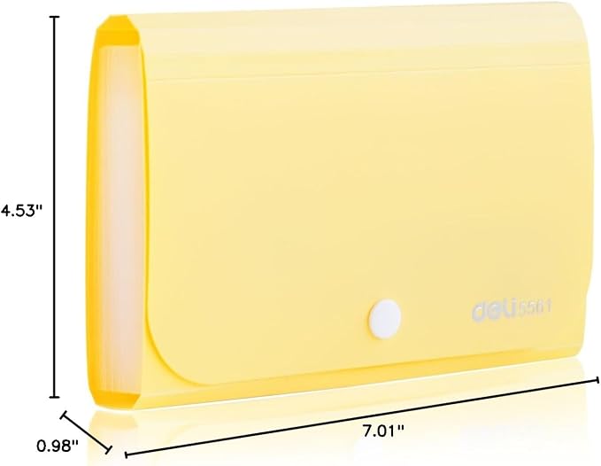 Expanding File Folder, Subdivision Accordion File Folder Mini Organizer PP - Image 8