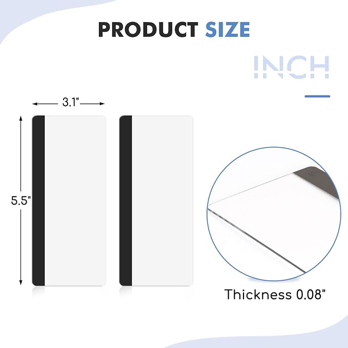 DOLLAR BOSS 2 Pcs 5.5" x 3.1" Transparent Acrylic Monitor Memo Board | Office - Image 3