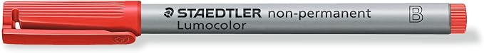 STAEDTLER Lumograph Non-Permanent Wet Erase Marker Pen: 4 Count - Image 3