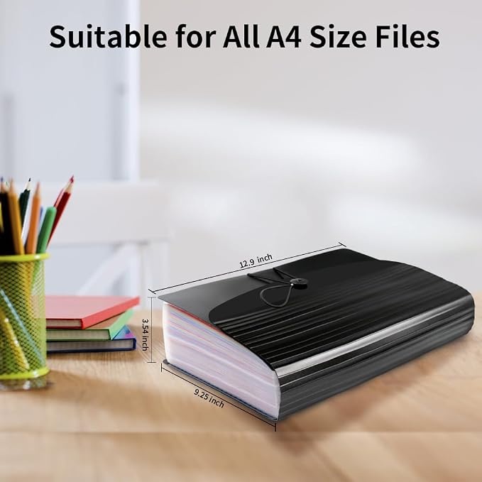 AFMAT Accordian File Organizer, 60 Pockets Large Expanding File Folder Organizer - Image 8