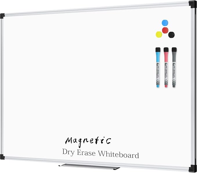 XBoard Magnetic Dry Erase Whiteboard 48 x 36 Inch by XBoard