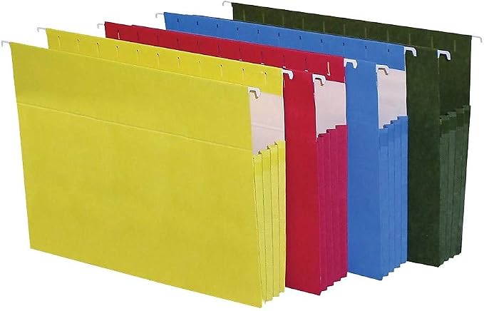 Staples Hanging File Folders, Letter Size, 3.5" Expansion, Heavy‑Duty - Image 2