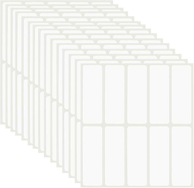 HOSSIAN File Folder Labels Name Filing Envelopes Label Stickers, 0.6 x 1.57 in by HOSSIAN