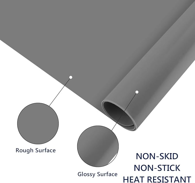 Gartful 2 Pack Silicone Crafting Mats, 15.7" x 11.8" Silicone Mat - Image 3