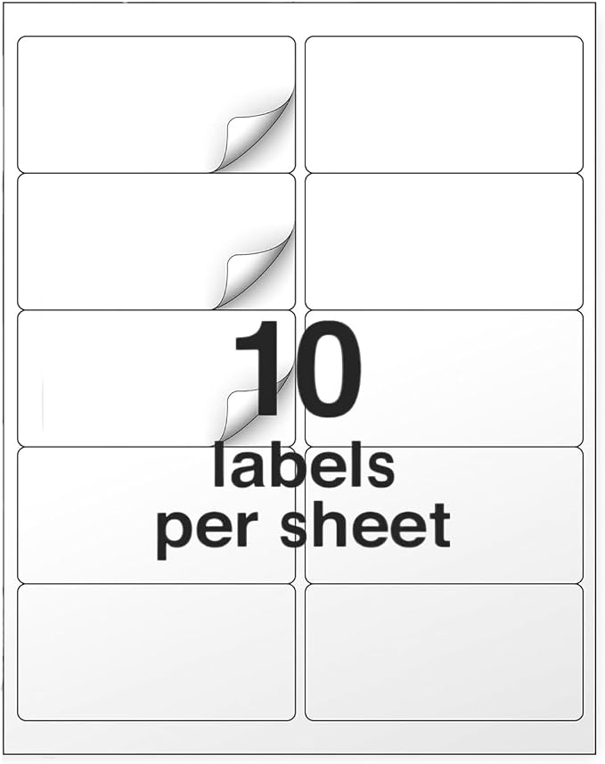 2" x 4" Shipping Address Labels by PAPRMA