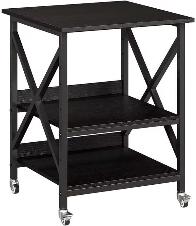 VENNQD 23.6 x 23.6 x 30.3 Inches Printer Stand, Large Printer Table by VENNQD