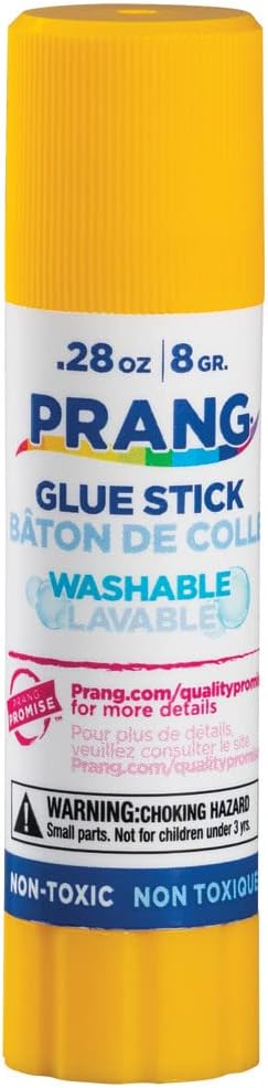 Prang Washable Glue Stick, Clear, 28 Oz., 60 Count-DeskLoop Office