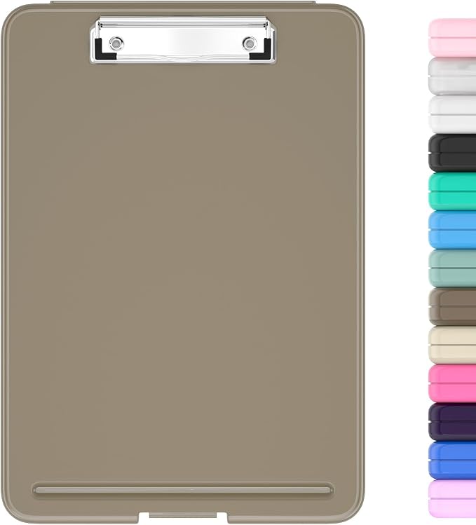 Hongri Clipboard with Storage, 8.5 x 11 Clip Board Foldable, Size 13.4 x 9.4 X by Hongri