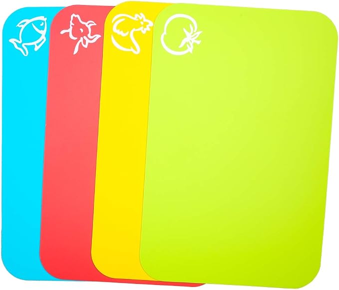 Carrollar Small Flexible Plastic Cutting Board Mats, Cutting Boards Mats - Image 4
