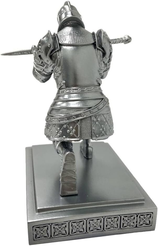 Medieval Knight Pen Holder Office Desk Decor Birthday Gifts for Men Father Husband Unique-DeskLoop Office