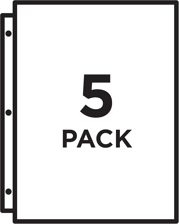 Avery Binder Pockets for 3 Ring Binders, for 8.5" x 11" Documents, Acid-Free - Image 4