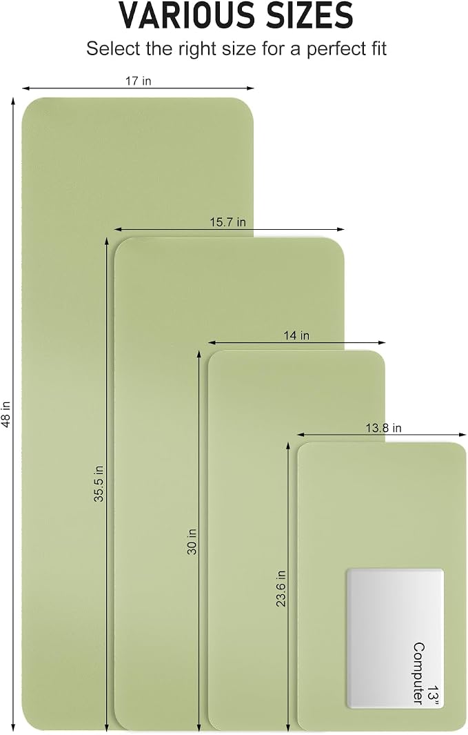 Desk Pad, Waterproof Laptop Computer Writing Mat - Image 6