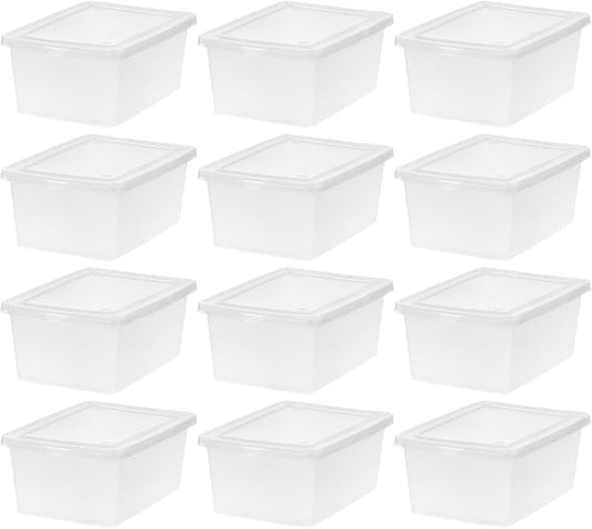 IRIS USA 12-Pack Storage Bins by IRISUSA