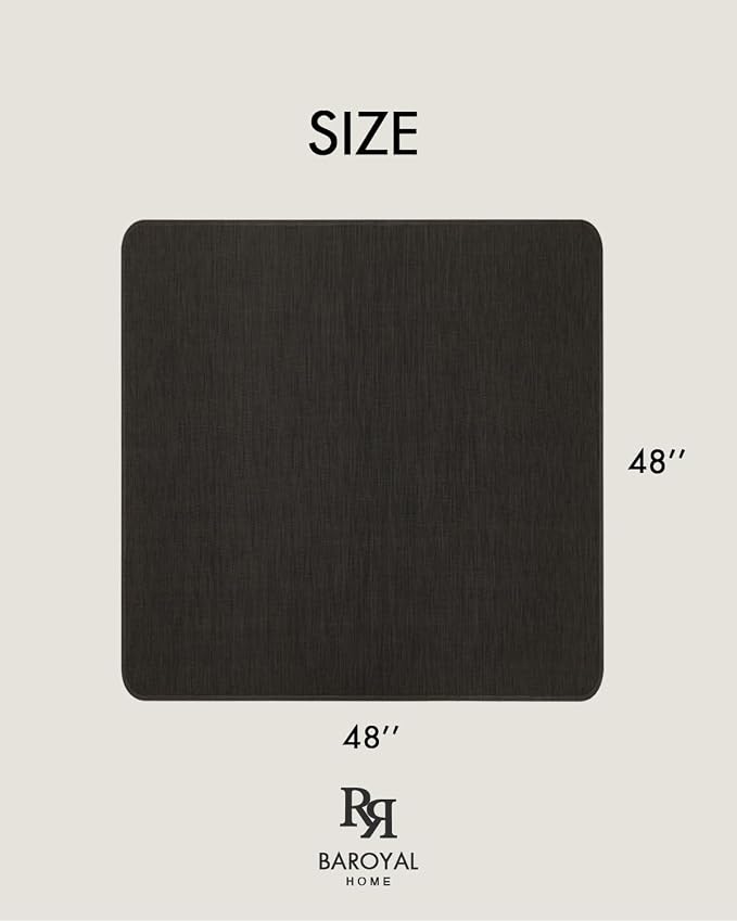 BARoyal Office Chair Mat for Hardwood Floor Under Desk Computer Rolling Chair - Image 2