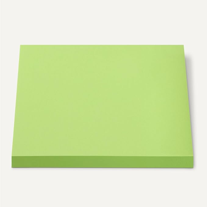 Amazon Basics Square Sticky Plus Notes, Self-Stick Pads, Pack of 24, 3 x 3 inches, Assorted Colors-DeskLoop Office