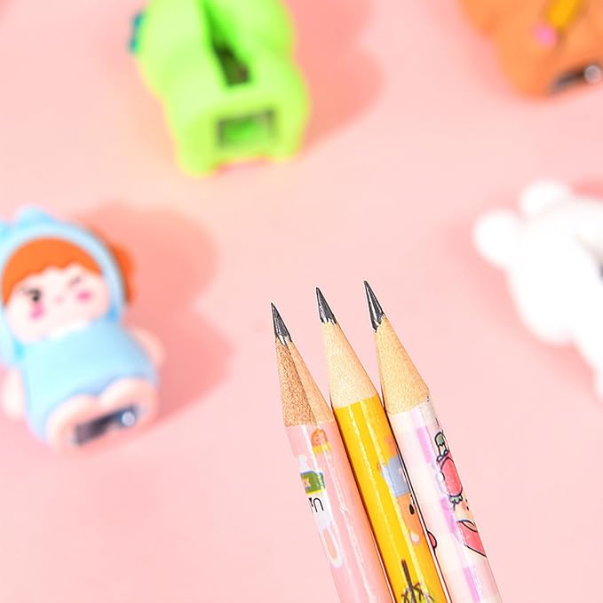 2PCS Pencil Sharpener, Lip Liner Sharpener, sharpened Pencil, Children's Pencil - Image 4