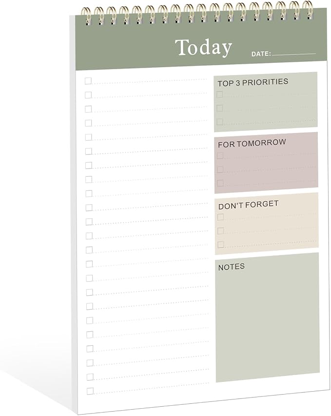 Weekly To Do List Notepad, Undated Planner by VALOME