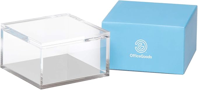 OfficeGoods Acrylic Desk Organizer w/Silver Base – Functional & Elegant Odds & - Image 8