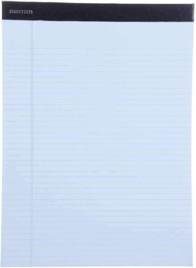 Mintra Office Legal Pads - ((BASIC PASTEL 6pk, 8.5in x 11in, NARROW RULED))-DeskLoop Office