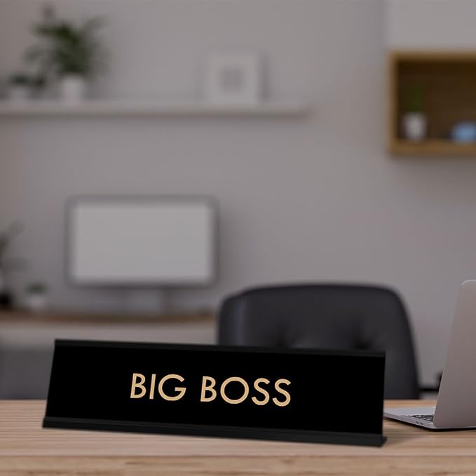 Big Boss Novelty Desk Sign | - Image 5