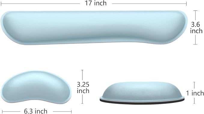 Dapesuom Enlarge Keyboard Wrist Rest, Memory Foam Wrist Cushion - Image 5
