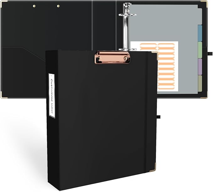 Ospelelf 3 Ring Binder, 2 Inch, Cute Letter Size by OspelelfOfficeSupplies