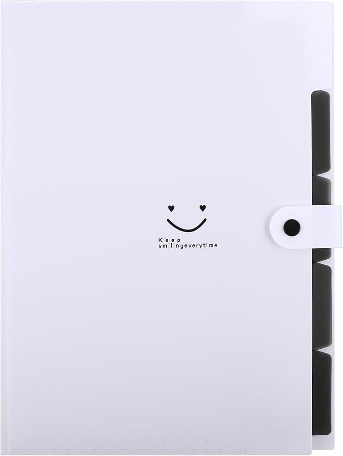 SKYDUE 5 Pocket Expanding File Folder, Letter Size Portable Accordion Folders - Image 2