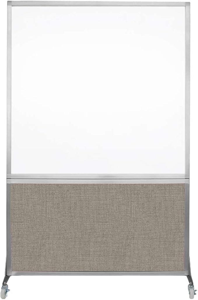 DivideWrite Mobile Whiteboard | Double Sided Dry Erase Board | Portable Office by VERSARE