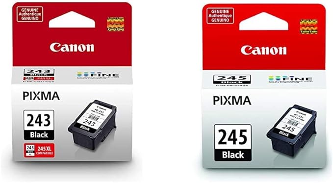 Canon PG-243 and PG-245 Compatible Ink Cartridges Bundle for Select Printers-DeskLoop Office