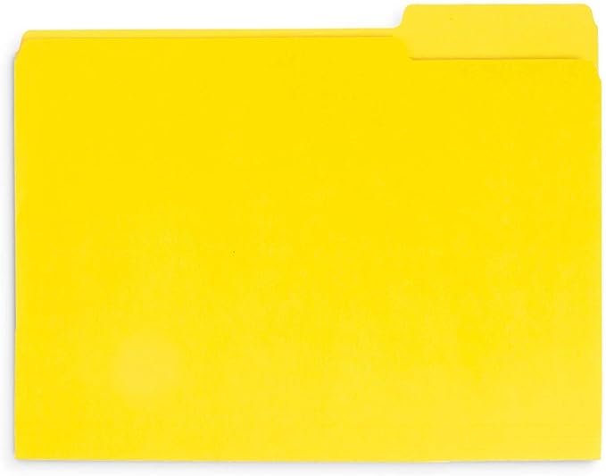 File Folder, 1/3 Cut Tab, Letter Size, 100 Per Box - Image 3