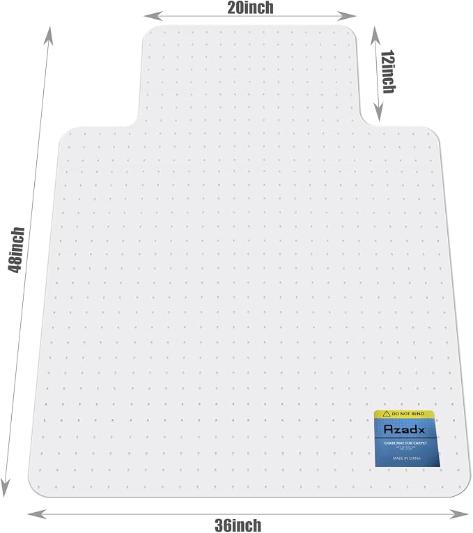 Azadx Heavy Duty Office Chair Mat - Image 8