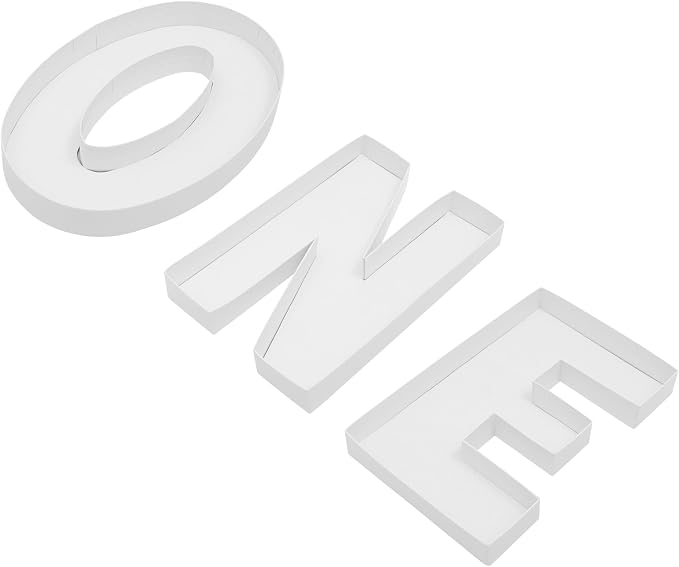 Cardboard ONE Shape Letter Food Serving Tray Large Capacity Versatile Alphabet - Image 8