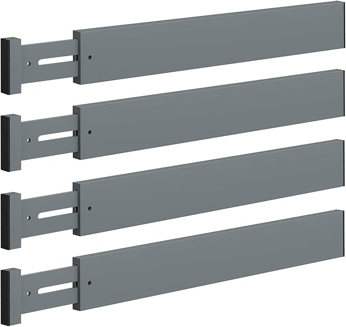 DUCOO 4 PCS Drawer Divider, Expandable Separators by Unknown
