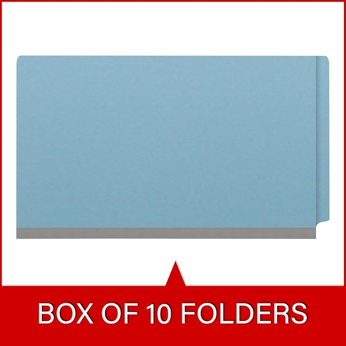 Ecom Folders Top Tab Pressboard Classification Folders | Legal Size 25 Pt Stock - Image 6