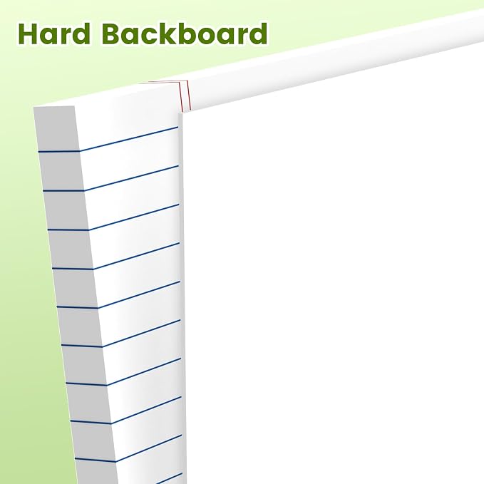 AILZFEI 6-Pack College Ruled Legal Pads, 8.5 x 11 Inch Narrow Ruled Note Pads - Image 6