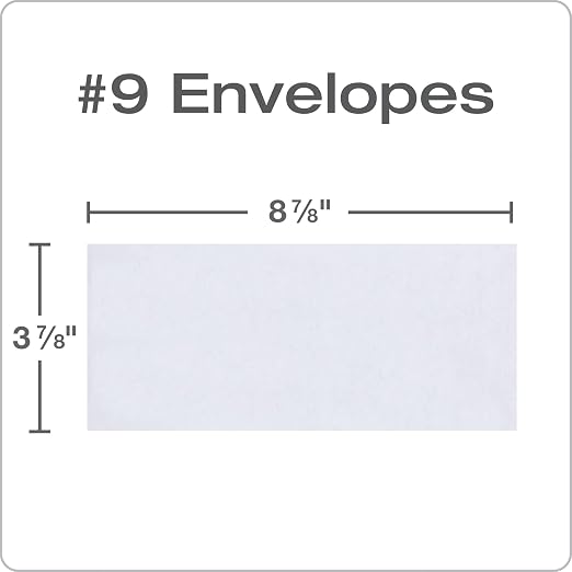 Columbian #9 Security Envelopes, 500 Pack, No Window Self Seal Envelopes - Image 2