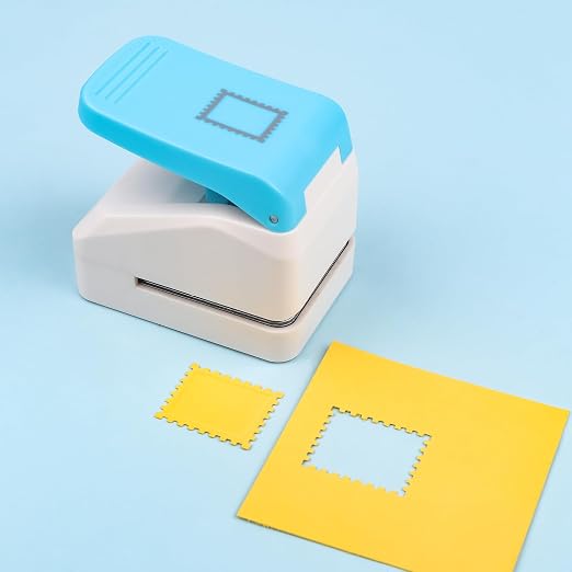 Stamp Puncher, Stamp Shaped Hole Punch, 1.1x0.9inch Rectangle Postage Stamps - Image 3