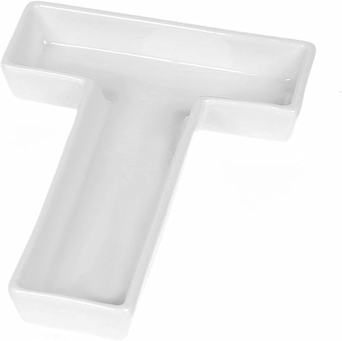 Coffeezone Small Candy/Nuts Decoration Ideas, Small Porcelain Dishes in Letter by Coffeezone