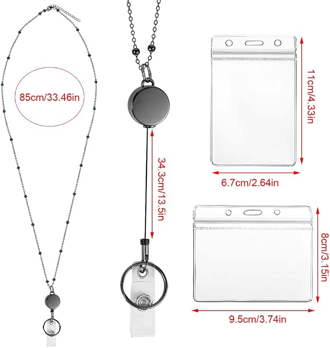 3 Pack Lanyards for Id Badges - Image 2